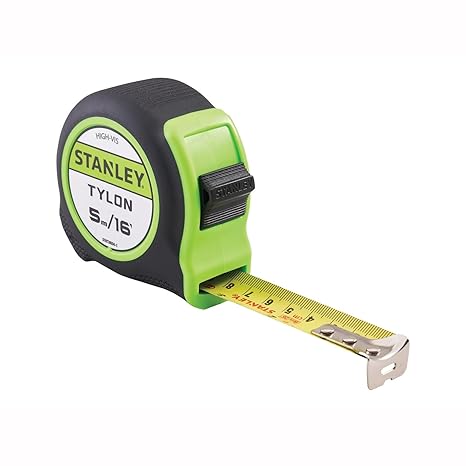 STANLEY 5M (16FT) HI-VIS TAPE