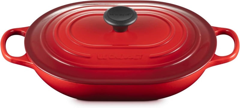 Le Creuset Signature Cast Iron 31cm Oblong Casserole Cerise