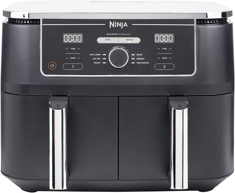 NINJA Foodi MAX Dual Zone AF400UK Air Fryer 2 Drawers 9.5L 6-in-1