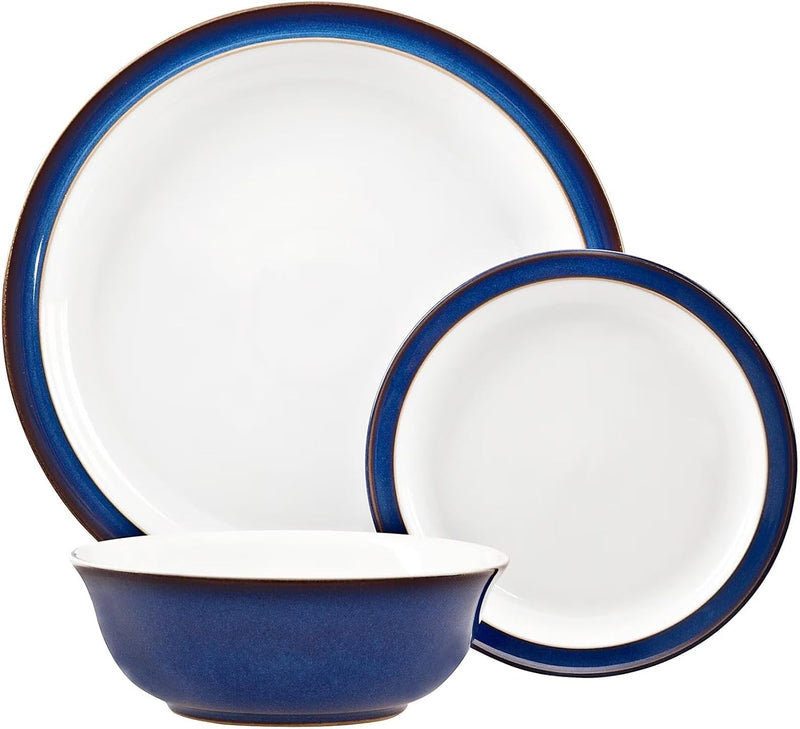 Denby Imperial Blue 12 Piece Tableware Set