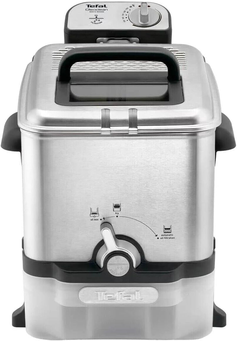 Tefal FR804140 New Oleoclean Pro Fryer 2300W Easy Clean Fryer 3.5L
