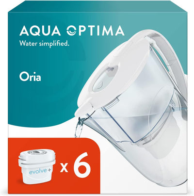 Aqua Optima Oria Jug & 9 Months of Filters White PJ0611