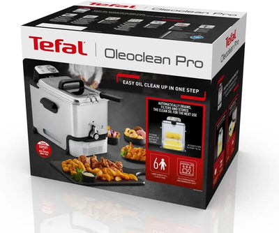 Tefal FR804140 New Oleoclean Pro Fryer 2300W Easy Clean Fryer 3.5L