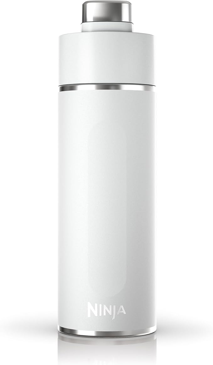 Ninja Thirsti Water Bottle and Flask 530 ML White