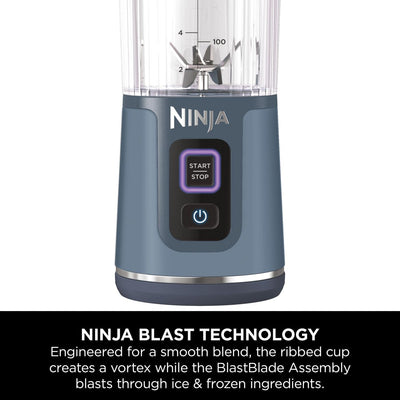 Ninja Blast Portable Blender, 530ml Blue, BC151UKNV