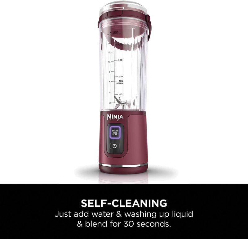 Ninja Blast Portable Blender, 530ml Cranberry Red, BC151UKCR