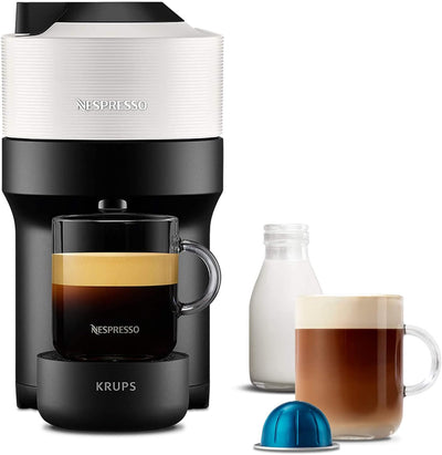 Nespresso Vertuo Pop Coffee Pod Machine By Krups Coconut White XN920140