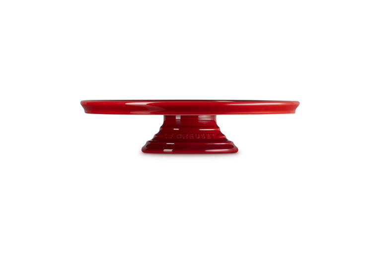Le Creuset footed Cake Stand Cerise