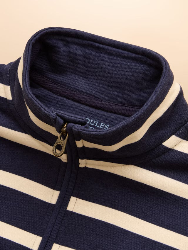 Joules Alfie Navy Quarter Zip Sweatshirt