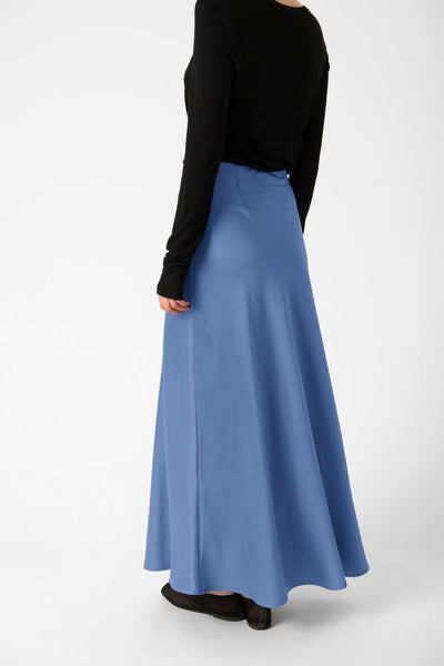 Soaked In Luxury SLAnna Skirt - Bijou Blue