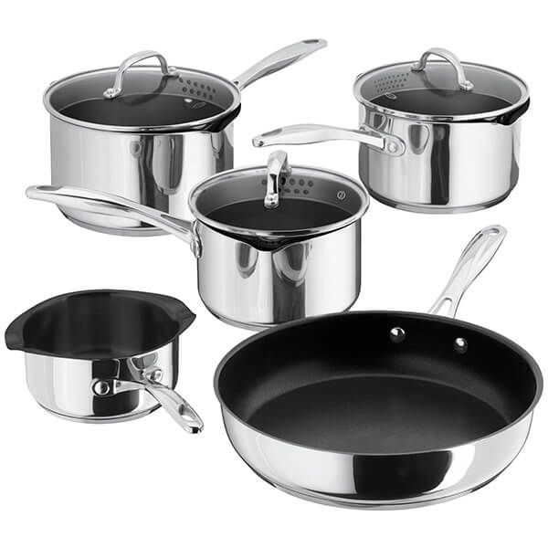 Stellar 7000 5 Piece Non Stick Draining Saucepan Set