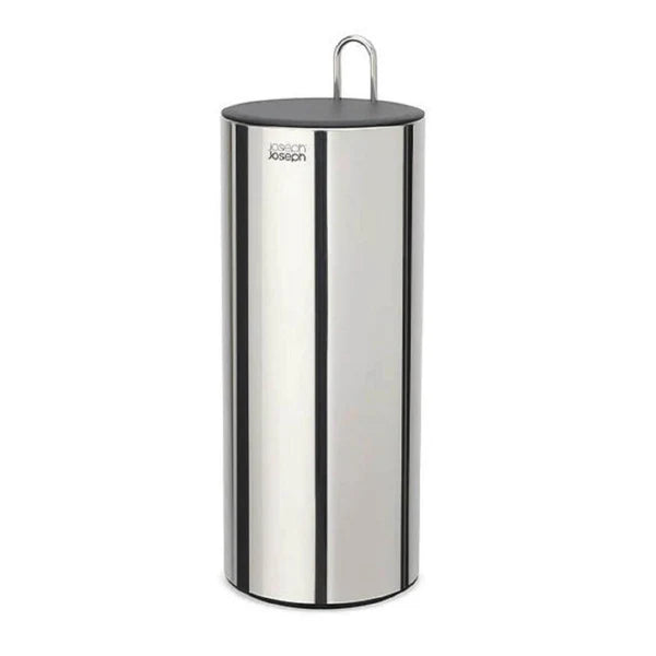 Joseph Joseph EasyStore Luxe Stainless Steel Concealed Toilet Roll Holder