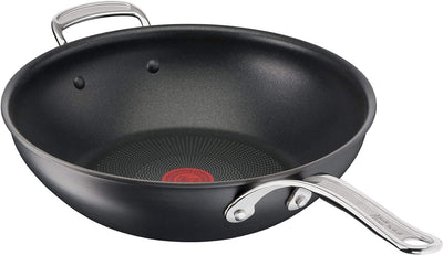 Tefal Jamie Oliver Cook's Classics Hard Anodised Wok 30cm Induction Wok H9128835