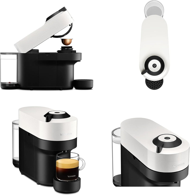Nespresso Vertuo Pop Coffee Pod Machine By Krups Coconut White XN920140