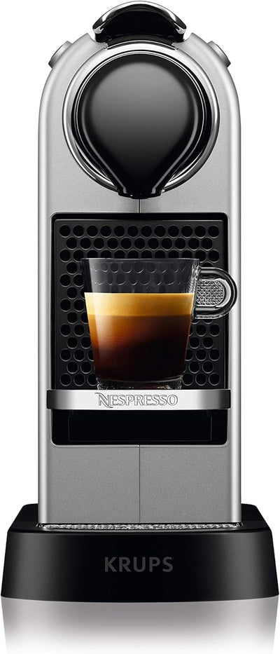 Nespresso Krups CitiZ Coffee Machine Espresso Machine Silver XN741B