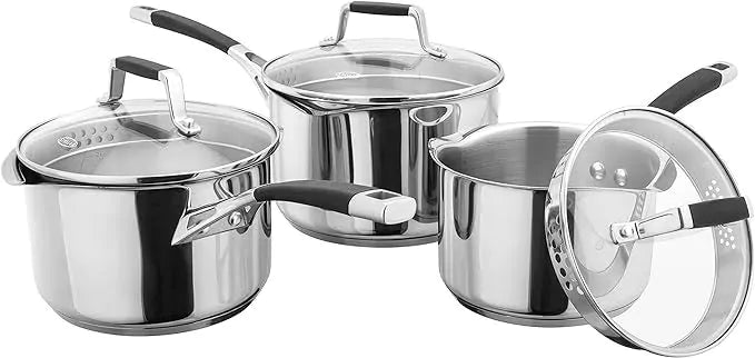 Stellar 3 Piece 5000 saucepan set S5A1D