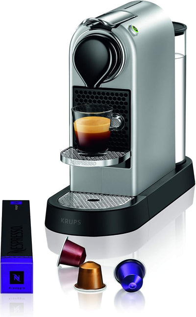 Nespresso Krups CitiZ Coffee Machine Espresso Machine Silver XN741B