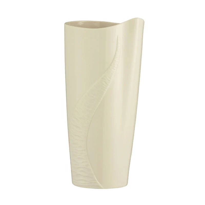 Belleek Living Wave Vase 13in