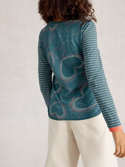 White Stuff Clara Tee Blue