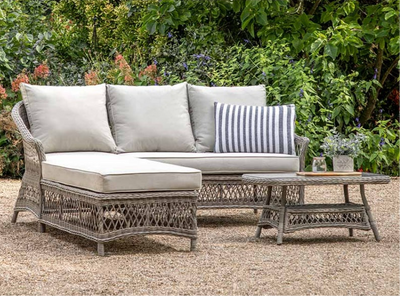 Menton Chaise Set Stone
