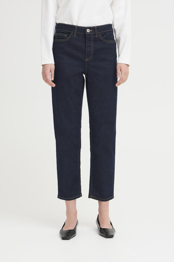 Ichi Women’s IHTWiggy Raven Jean in Denim Authentic Blue