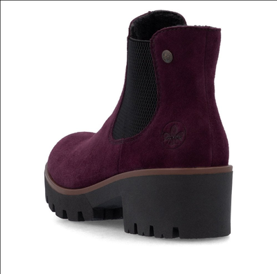 Rieker Ladies Chelsea Boot Style 79265-30 Red