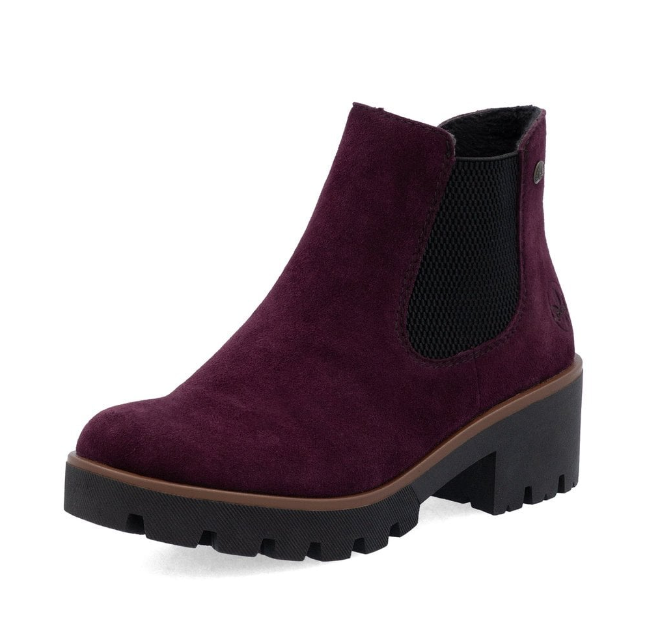 Rieker Ladies Chelsea Boot Style 79265-30 Red