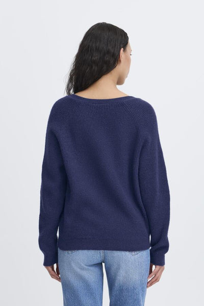 Ichi Women’s IHDASILA Jumper in Patriot Blue