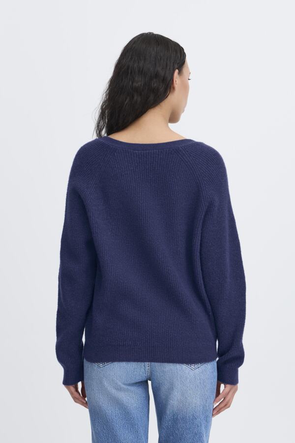 Ichi Women’s IHDASILA Jumper in Patriot Blue