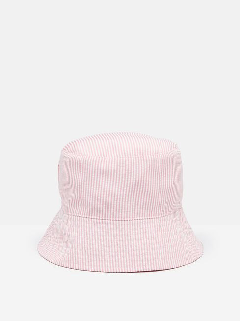 Joules Bayley White Reversible Floral Bucket Hat