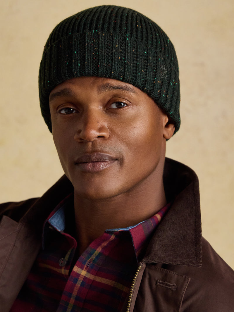Joules Men’s Hammond Beanie in Green
