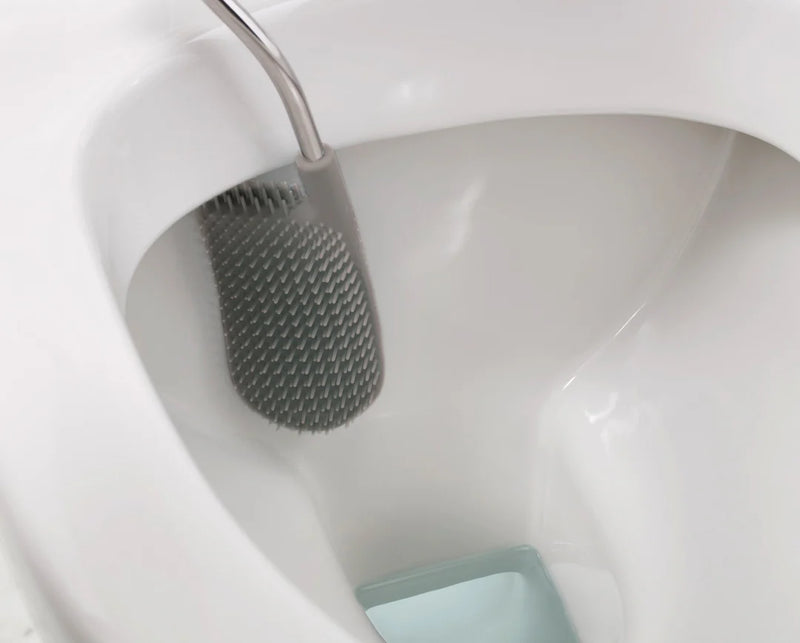Joseph Joseph Flex Lite Toilet Brush 2 Pack - Light Grey