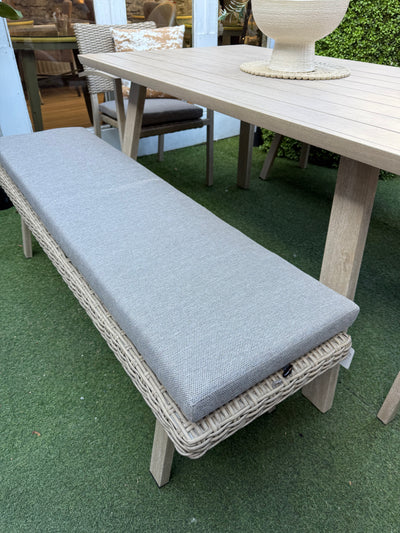Vienna Contemporary Picnic Set Aluminium Wood Effect Set