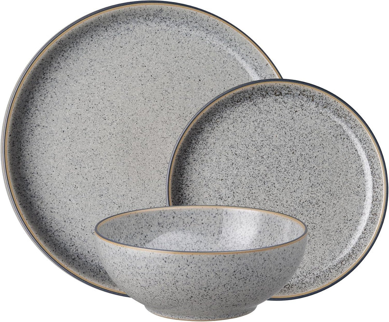 Denby Studio Grey 12 Piece Dinner Set