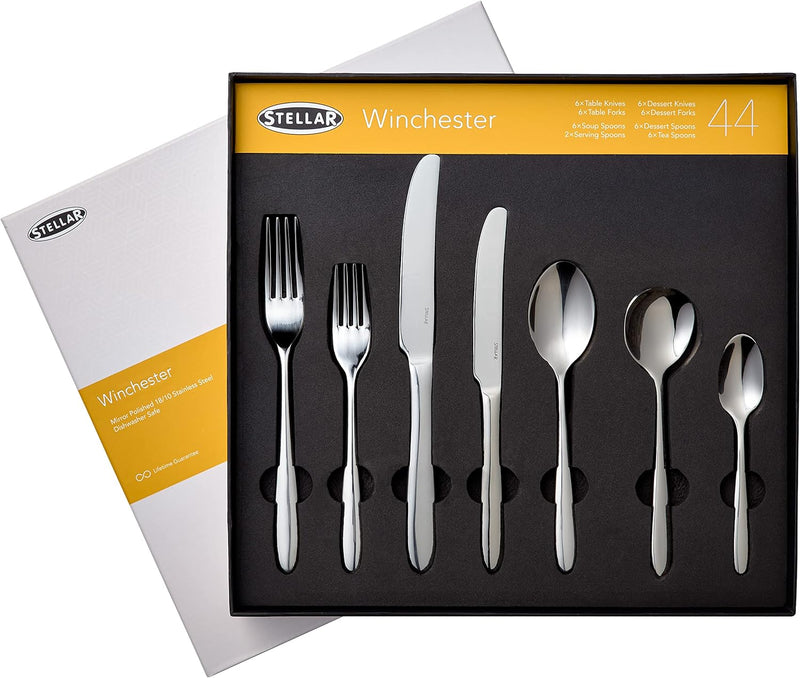 Stellar Winchester 44 Piece Cutlery Gift Box Set BW58