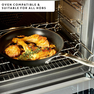 Jamie Oliver by Tefal Cook's Direct Hard Anodised Induction 5-Piece Cookware Set Induction E017S555