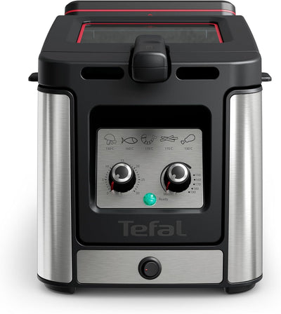 Tefal Clear Duo 3.5L Fryer, Less Smoke and Odor XL Anti-Fog Viewing Window FR600D10