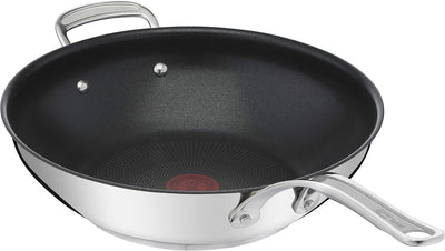 Tefal Jamie Oliver Cook's Classics Stainless Steel Wok Pan 30cm E3068834