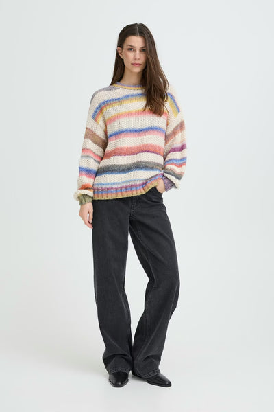PULZ JEANS PZADANA PULLOVER Multicolor and solid yarn, Adana