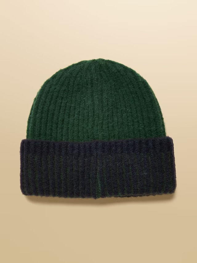 Joules Kids Wanderer Green Beanie Hat