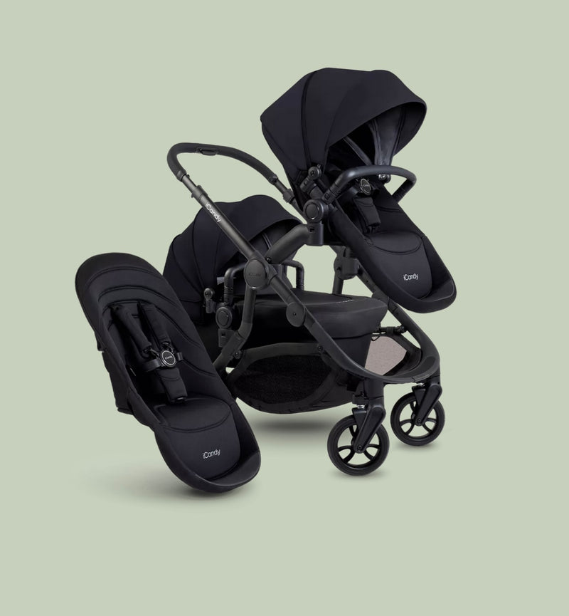 iCandy Orange 4 Pushchair Bundle in Black Edition