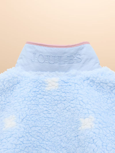 Joules Girls Girls' Tilly Blue Quarter Zip Fleece