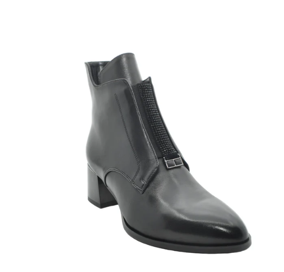 Loretta Vitale Ankle Boot C9663 Black Leather