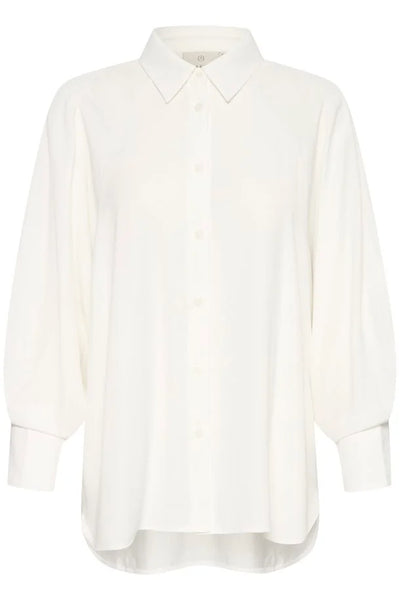 Kaffe KAlea Shirt Chalk