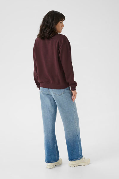 Kaffe Women’s KAberta Sweatshirt - Fudge