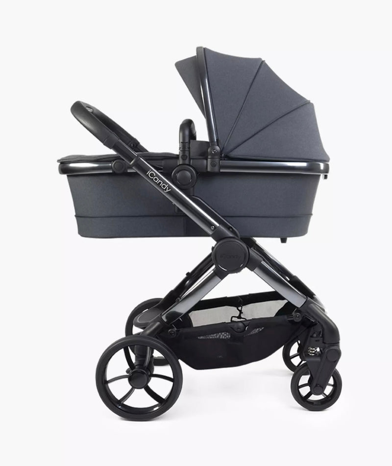 iCandy Peach 7 Pushchair & Carrycot Bundle in Dark Grey
