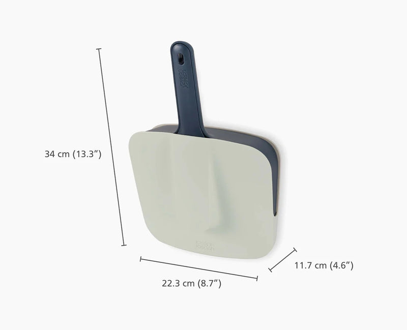 Joseph Joseph CleanStore Blue Wall-mounted Dustpan & Brush