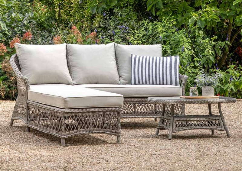 Menton Chaise Set Stone