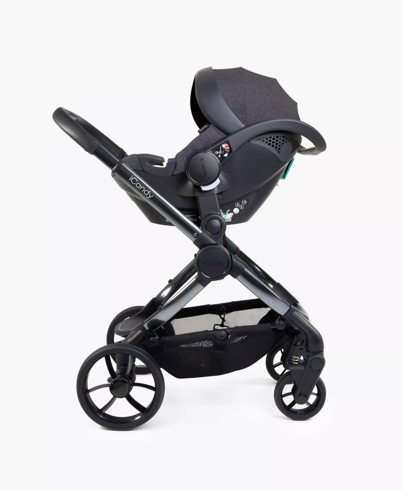 iCandy Peach 7 Pushchair & Carrycot Bundle in Dark Grey