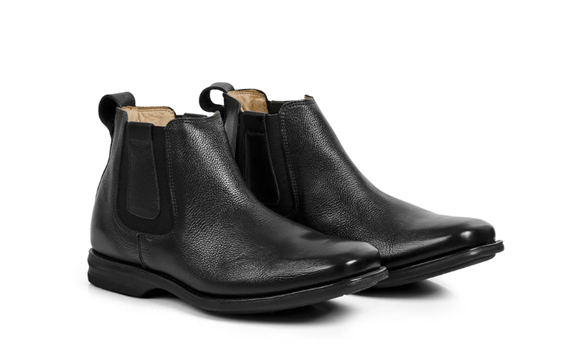 Anatomic & Co Mens Leather Chelsea Boots Amazonas Floater in Black